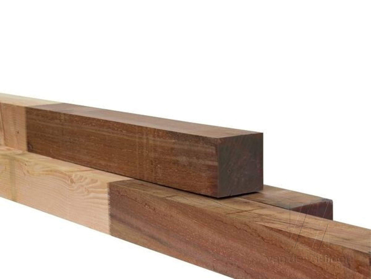 Pergola van Douglas COMBIE hardhout 11 x 11 cm kopmaat