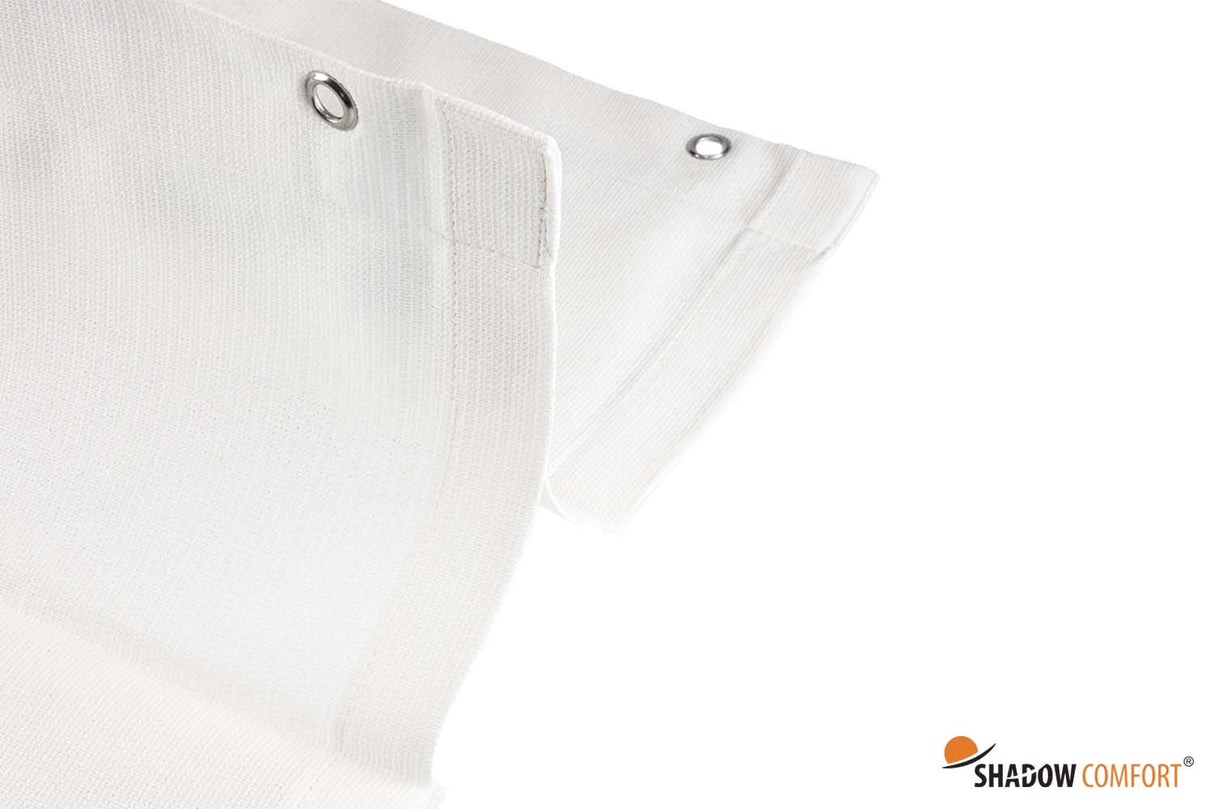 Hoge kwaliteit harmonicadoek in de kleur wit. Het ideale schaduwdoek.