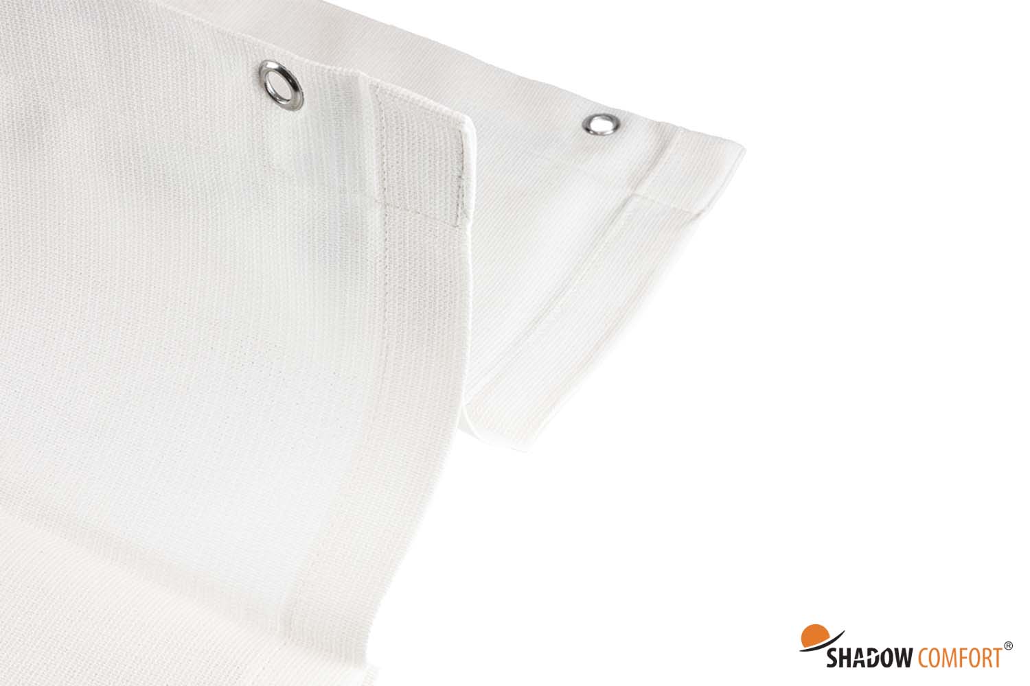 Hoge kwaliteit harmonicadoek in de kleur wit. Het ideale schaduwdoek.