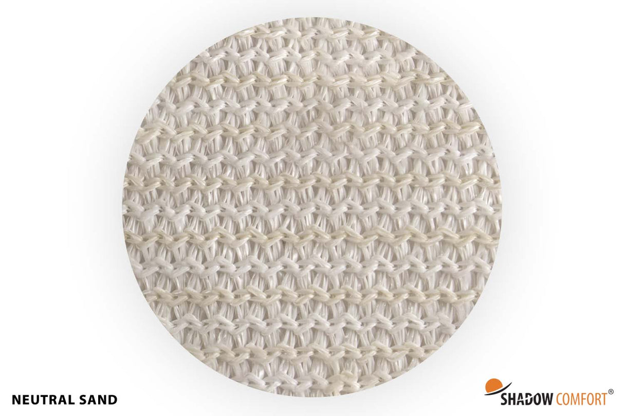 Wave shade waterdoorlatend op maat inclusief bevestiging set. Max breedte 3.70 meter x max lengte 6.00 meter! Stuur een mailtje voor een offerte.