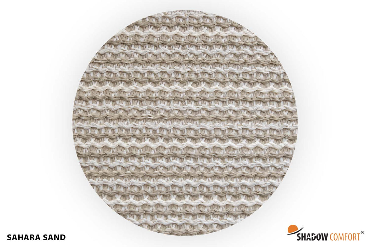 Wave shade waterdoorlatend op maat inclusief bevestiging set. Max breedte 3.70 meter x max lengte 6.00 meter! Stuur een mailtje voor een offerte.