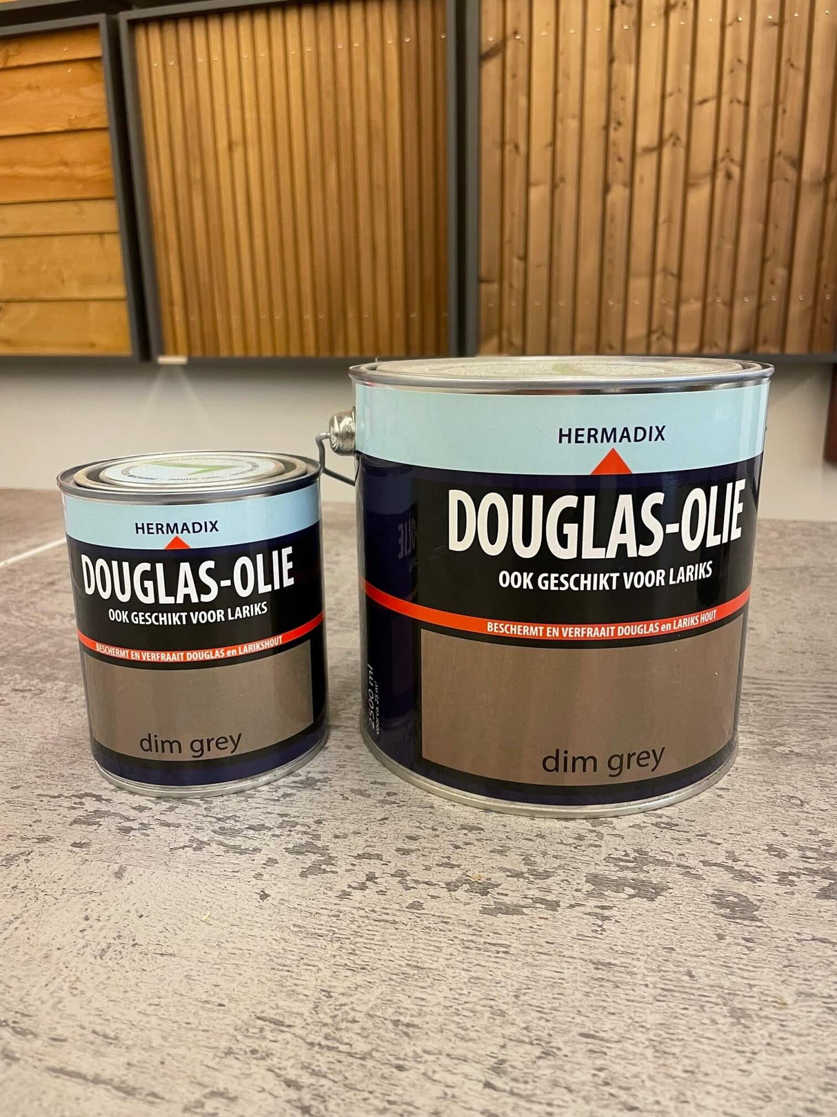 Beits of olie voor Douglas hout