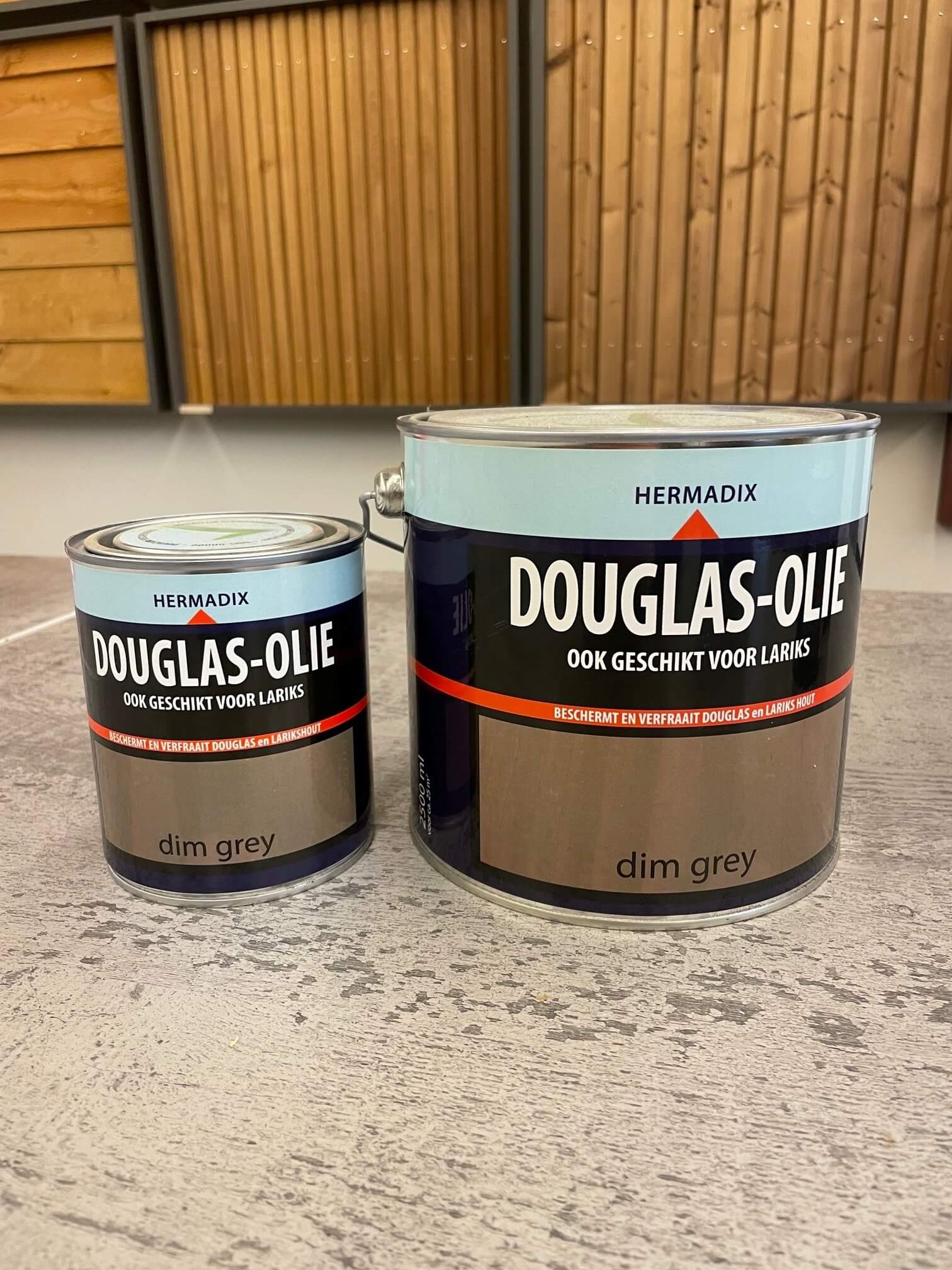 Beits of olie voor Douglas hout