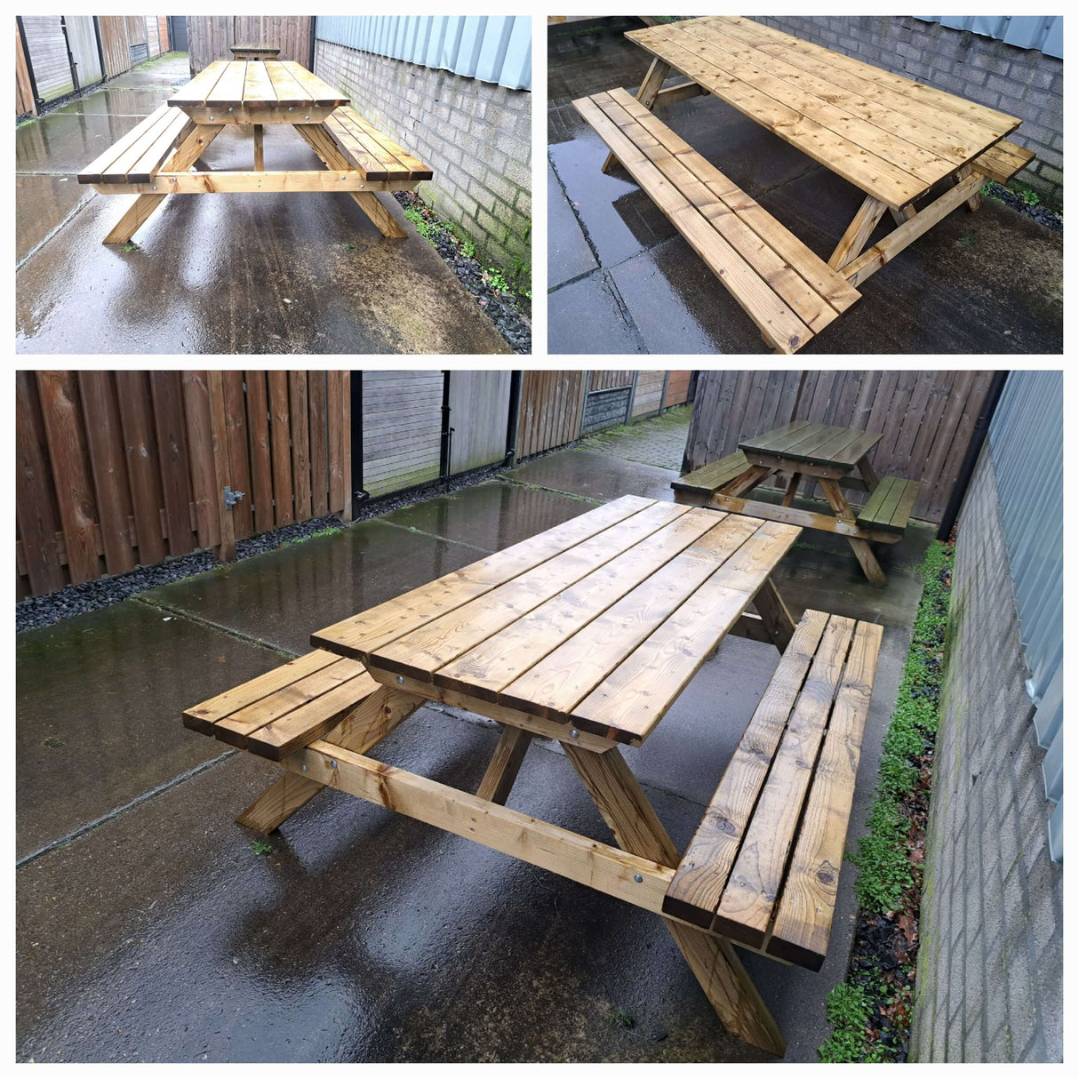 Vuren geïmpregneerde picknick tafel in diversen maten