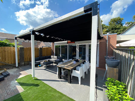 Pergola met doek