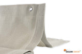 Douglas houten pergola inclusief een Harmonica schaduw doek kopmaat 12 x 12 cm