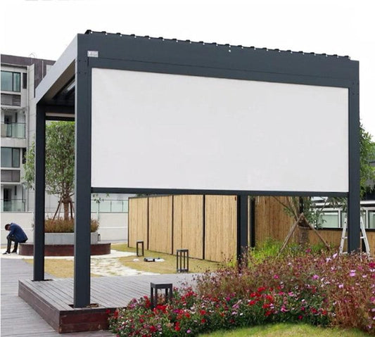 Screens voor de aluminimum pergola's