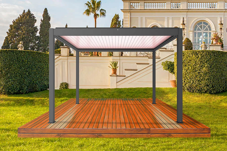 Villa Pergola aluminimum electrisch